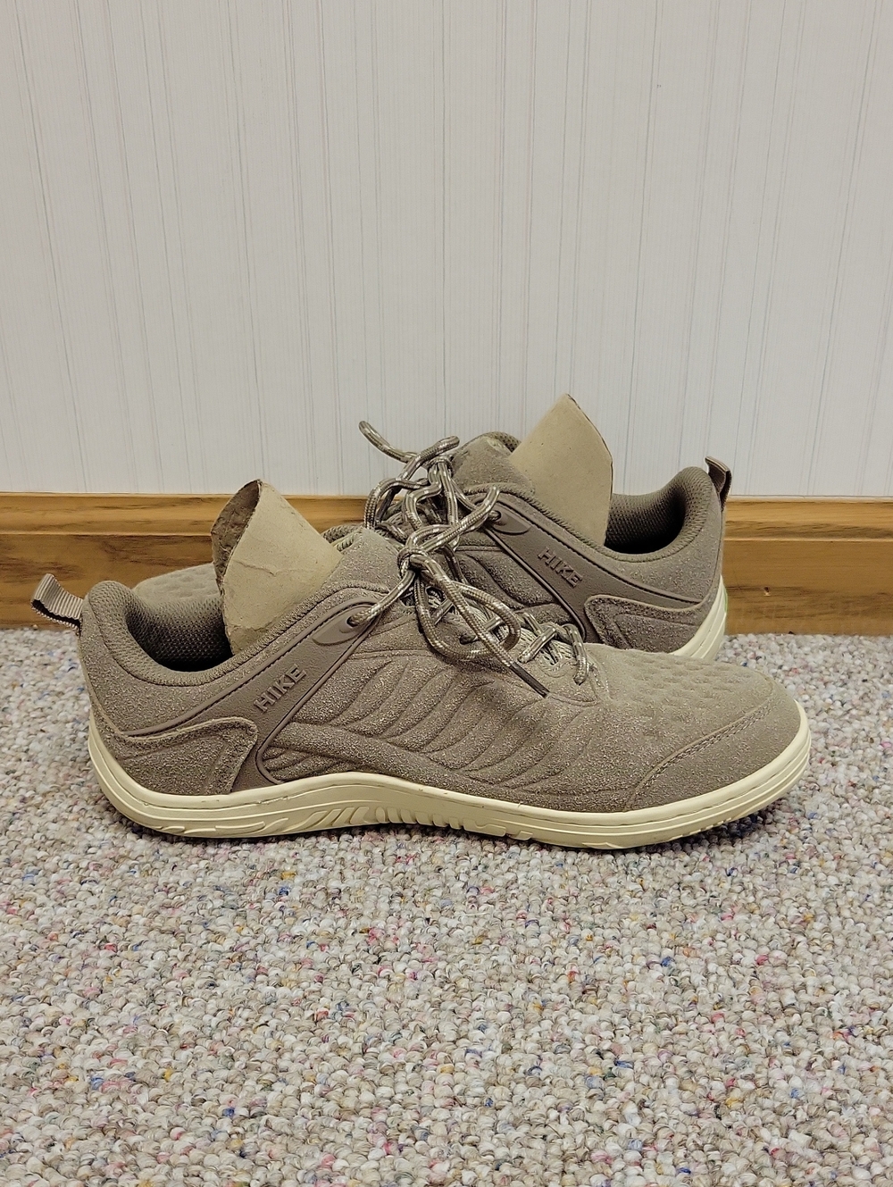 Hike Ridge Plus Tan Suede Casual Sneakers. Women's 9/9.5 Wide Toe Box Athleisure - Picture 4 of 8